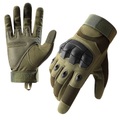 Xfvqtps Mens and Womens Motorcycle Gloves Thickened Hook Adjustable Hard Knuckle Protection Windproof Waterproof Outdoor Hiking Training Shooting Road Cycling Gloves