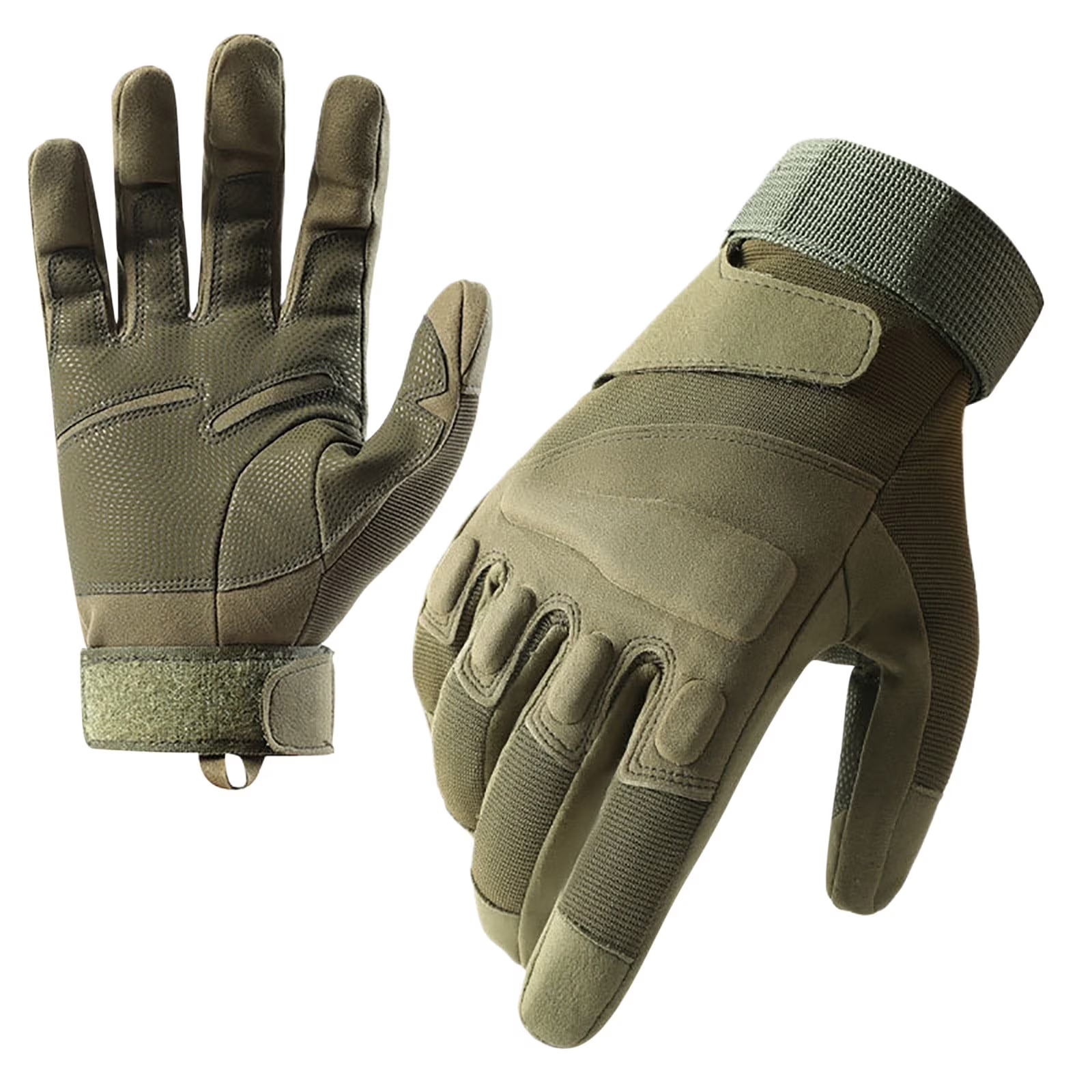 Xfvqtps Mens and Womens Motorcycle Gloves Thickened Hook Adjustable Hard Knuckle Protection Windproof Waterproof Outdoor Hiking Training Shooting Road Cycling Gloves