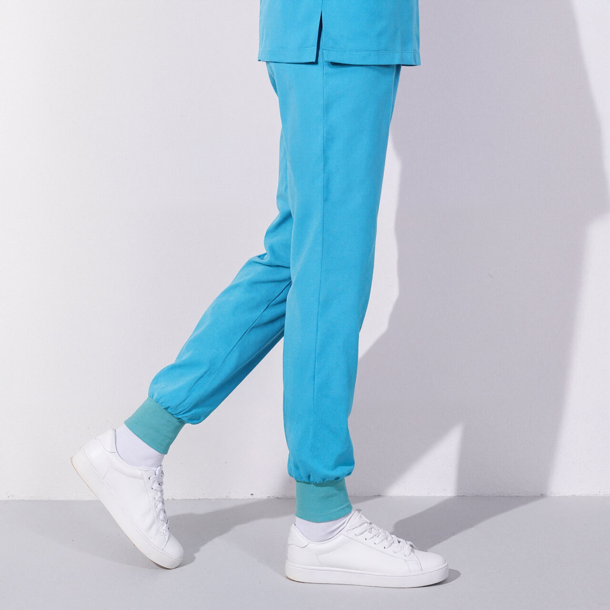 Xfvqtps Scrub Pants for Women Stretch Yoga Scrub Joggers Anti-Wrinkle Elastic Waist Nursing Jogger Pants