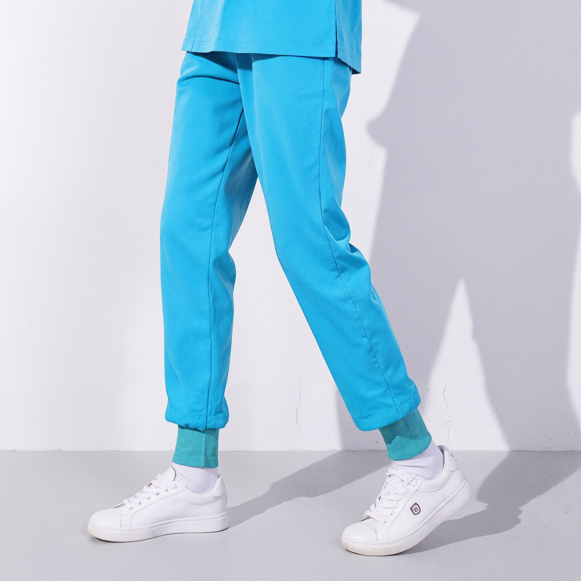 Xfvqtps Scrub Pants for Women Stretch Yoga Scrub Joggers Anti-Wrinkle Elastic Waist Nursing Jogger Pants