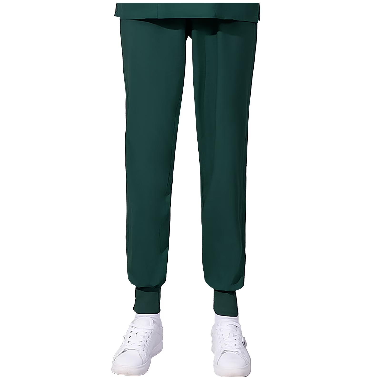 Xfvqtps Scrub Pants for Women Stretch Yoga Scrub Joggers Anti-Wrinkle Elastic Waist Nursing Jogger Pants