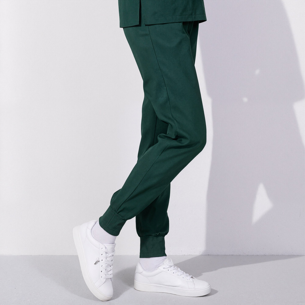 Xfvqtps Scrub Pants for Women Stretch Yoga Scrub Joggers Anti-Wrinkle Elastic Waist Nursing Jogger Pants