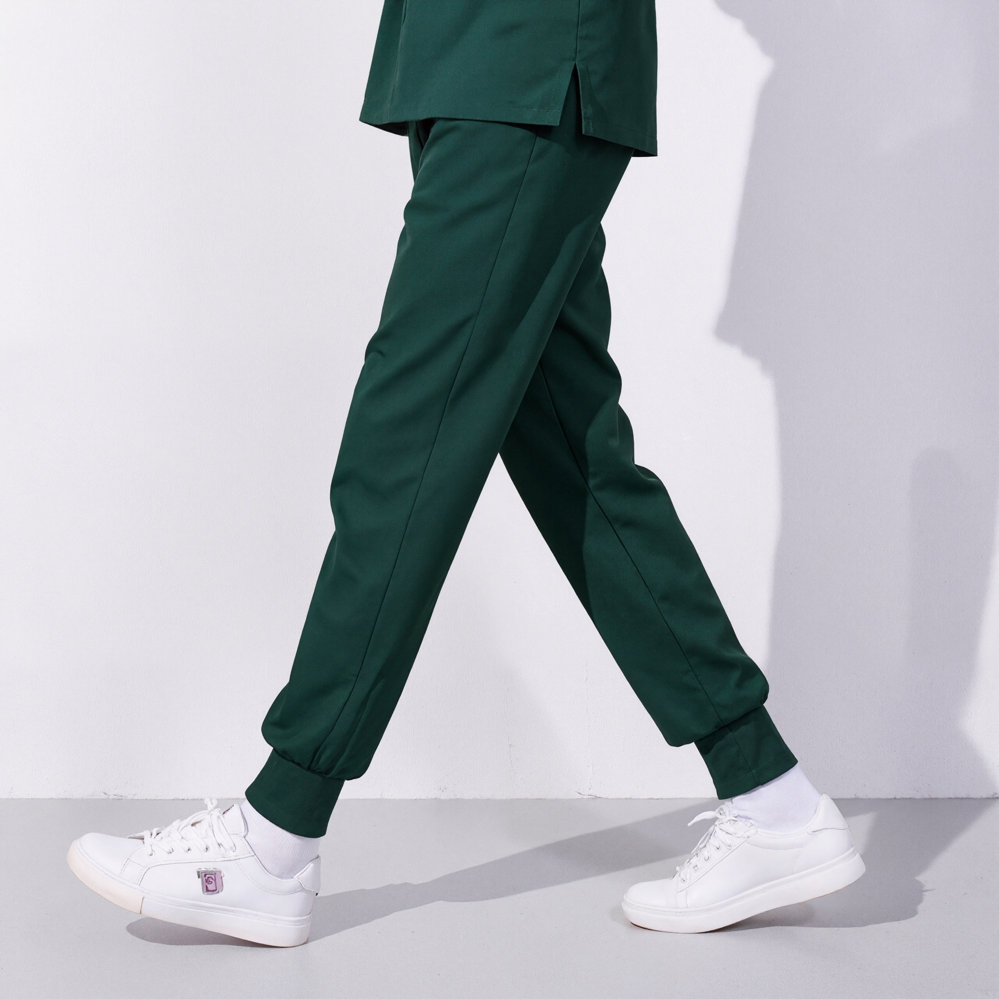 Xfvqtps Scrub Pants for Women Stretch Yoga Scrub Joggers Anti-Wrinkle Elastic Waist Nursing Jogger Pants