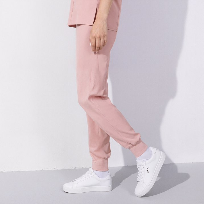 Xfvqtps Scrub Pants for Women Stretch Yoga Scrub Joggers Anti-Wrinkle Elastic Waist Nursing Jogger Pants
