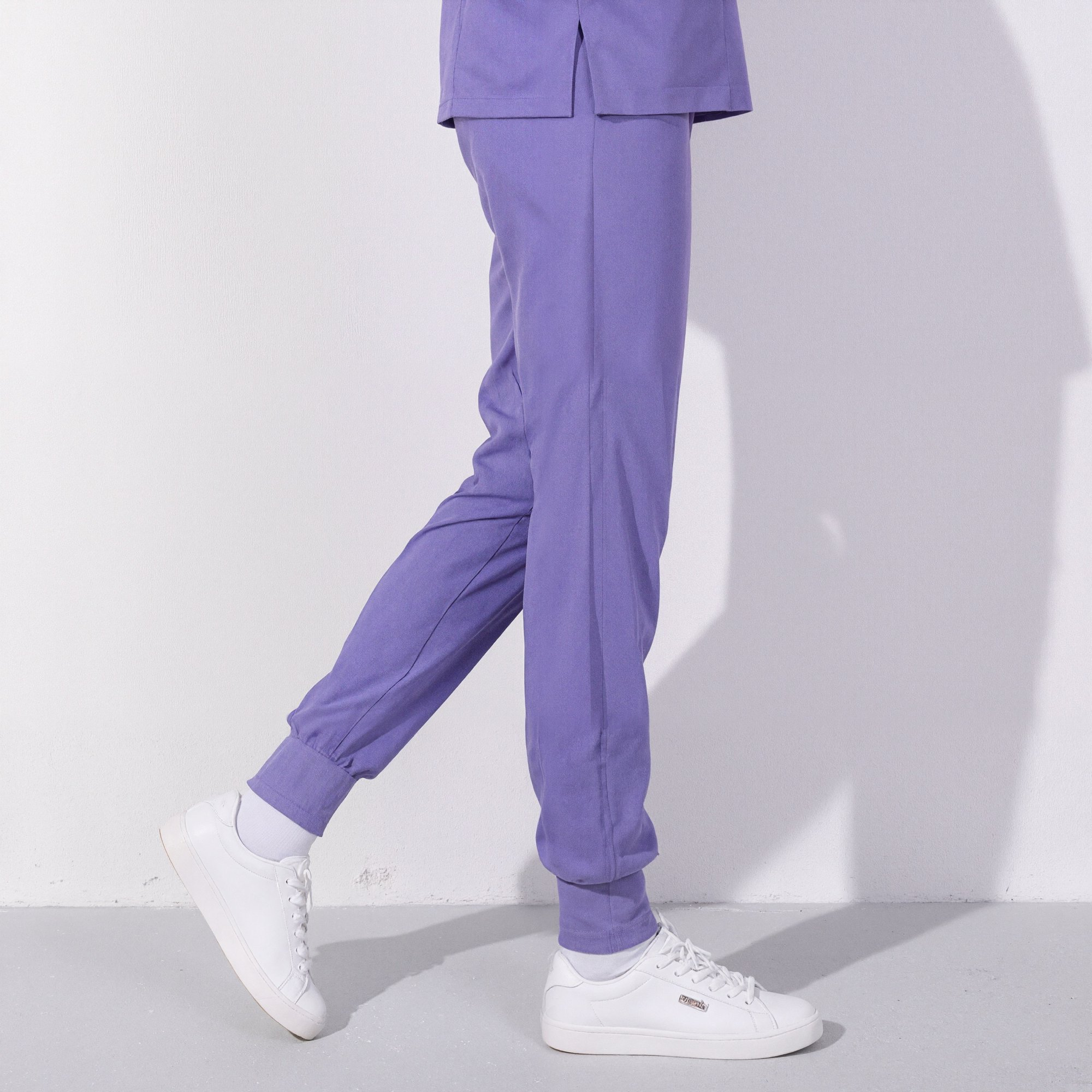 Xfvqtps Scrub Pants for Women Stretch Yoga Scrub Joggers Anti-Wrinkle Elastic Waist Nursing Jogger Pants