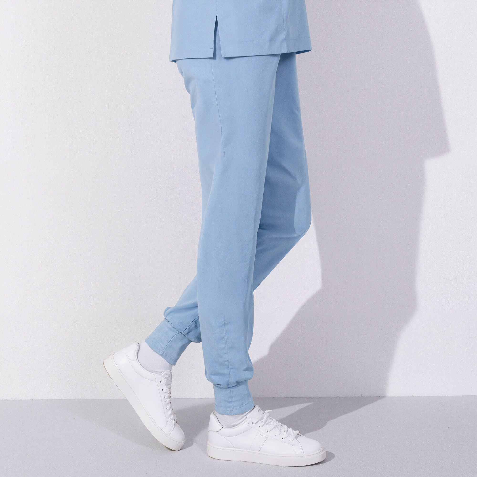 Xfvqtps Scrub Pants for Women Stretch Yoga Scrub Joggers Anti-Wrinkle Elastic Waist Nursing Jogger Pants