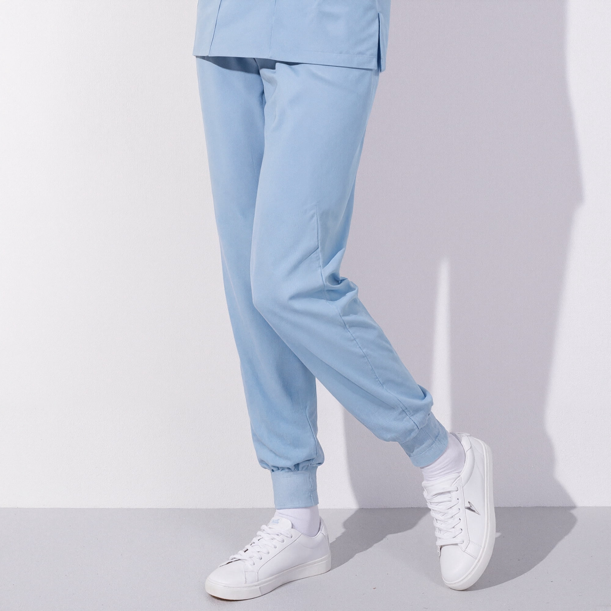 Xfvqtps Scrub Pants for Women Stretch Yoga Scrub Joggers Anti-Wrinkle Elastic Waist Nursing Jogger Pants
